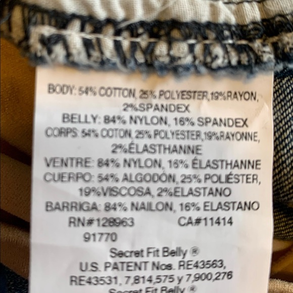 Wendy Bellissimo Destructed Skinny Maternity Jeans NWT Sz Medium - Picture 7 of 7